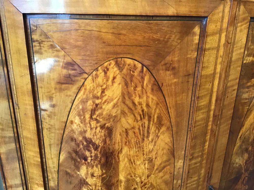 Edwardian satinwood cabinet View VII