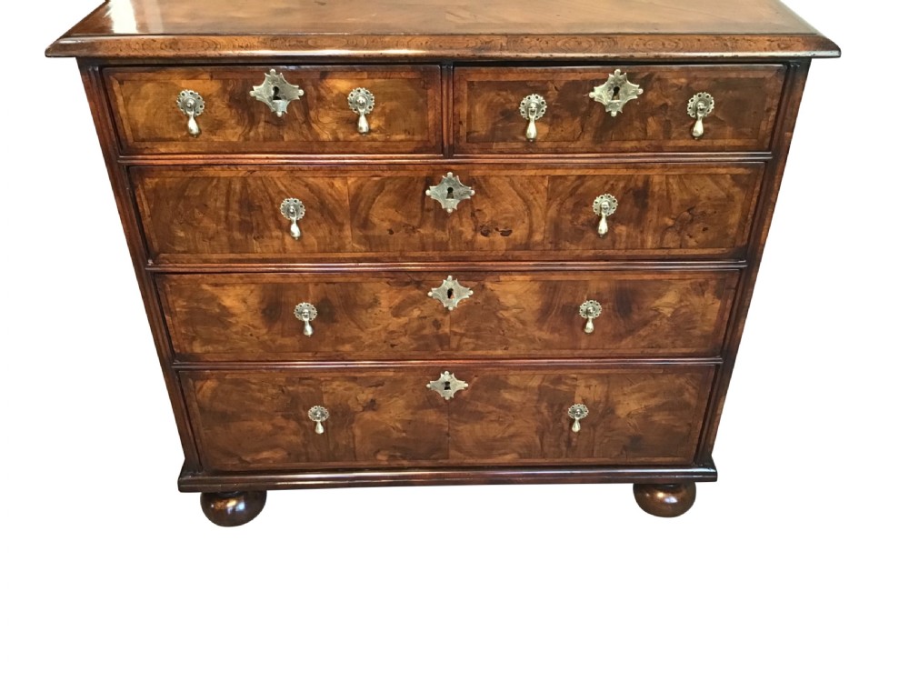 Antique walnut chest of drawers View II