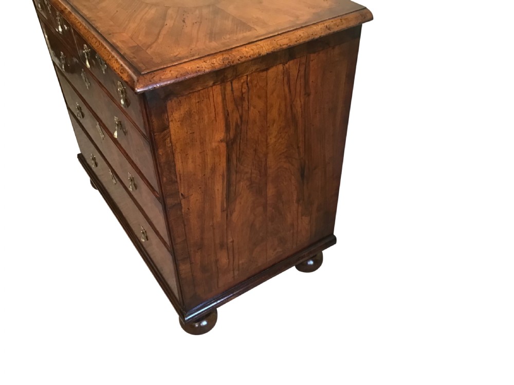 Antique walnut chest of drawers View III