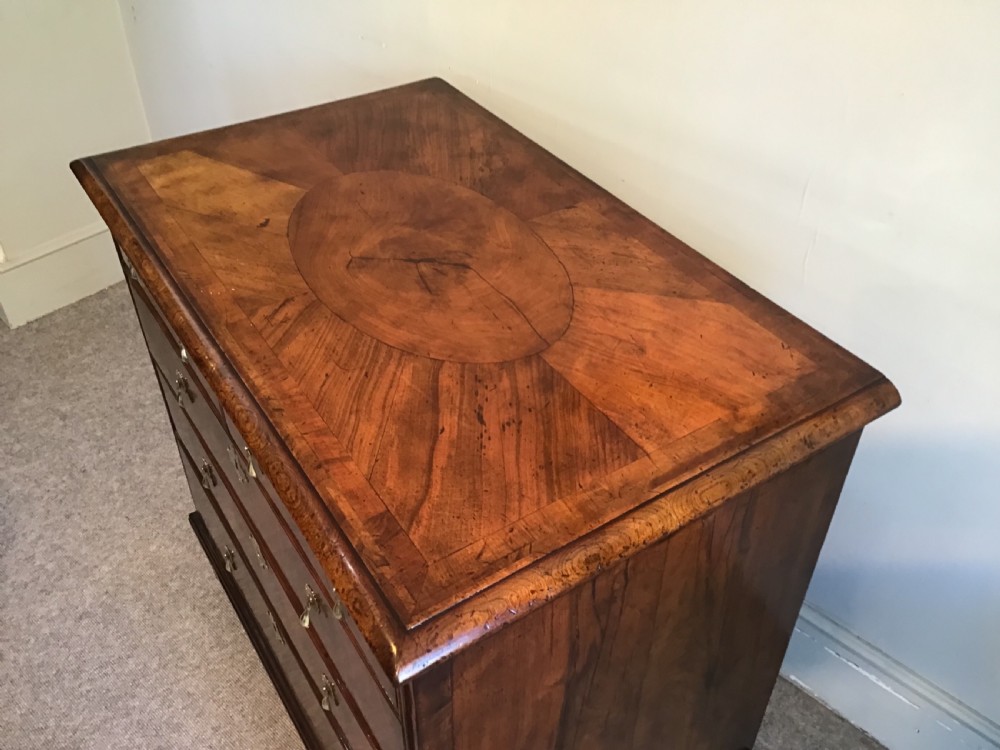Antique walnut chest of drawers View V
