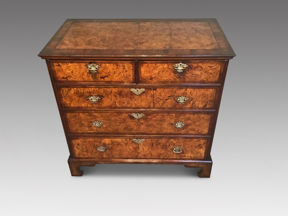 Antique mulberry chest of drawers