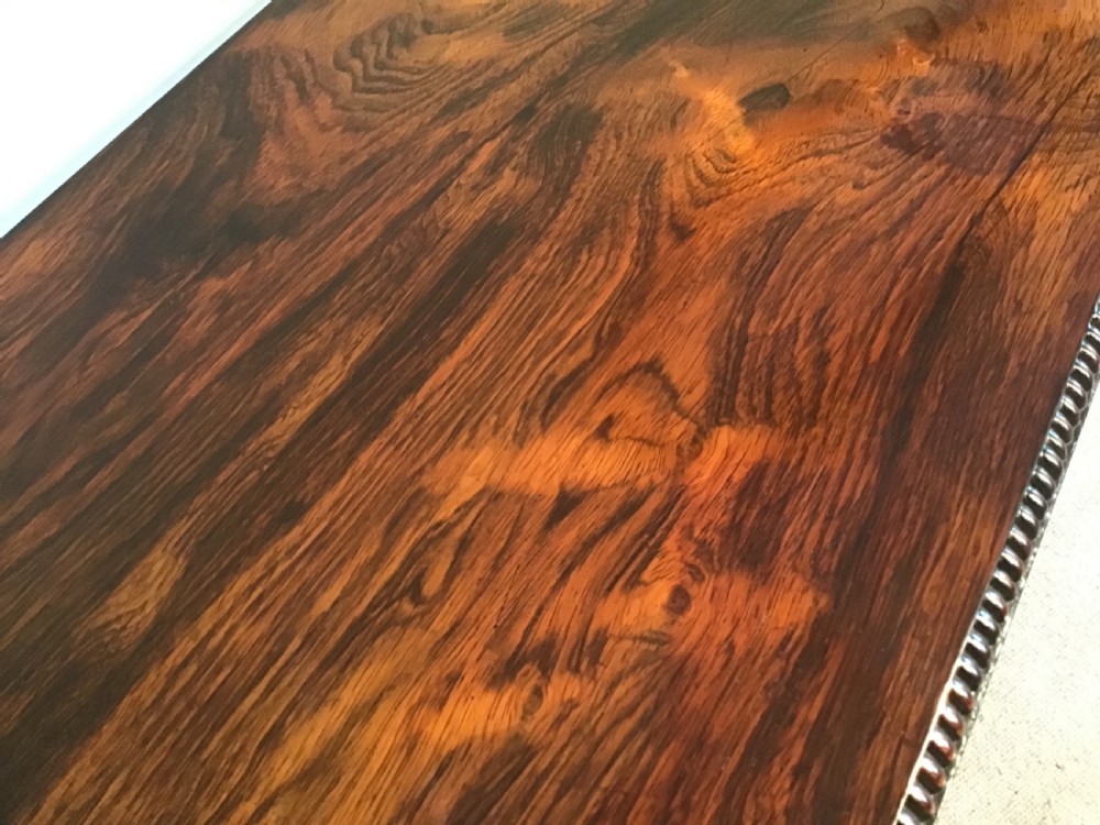 Antique rosewood card table  View IV