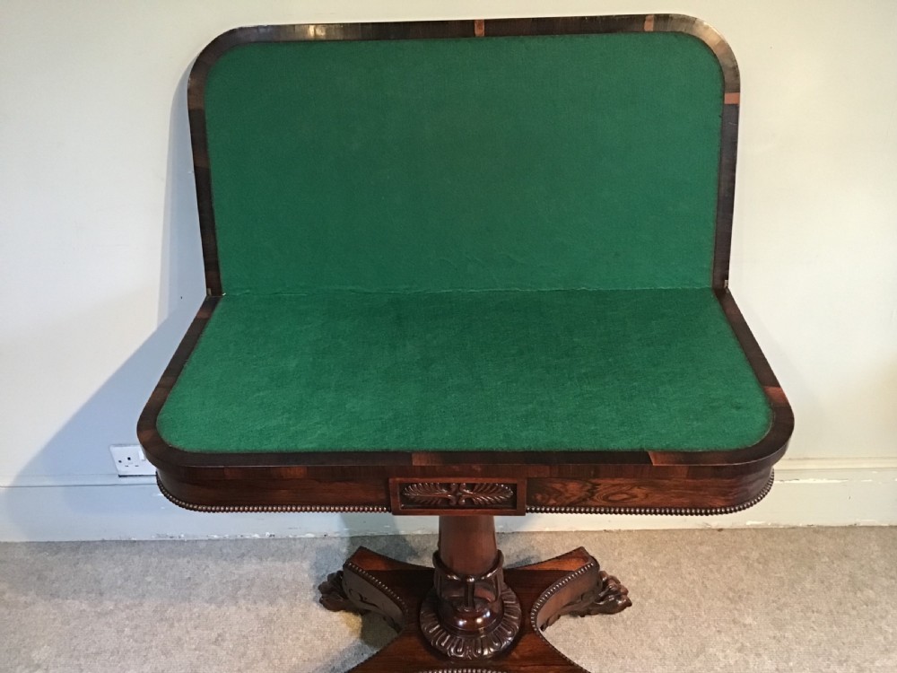 Pair of antique card tables View VI
