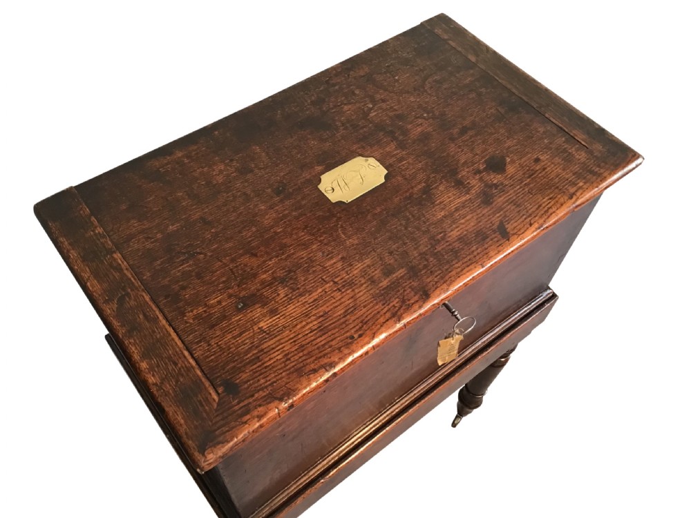 Antique oak box View III