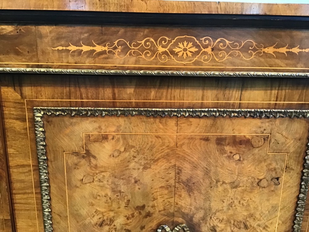 Victorian walnut credenza View VI