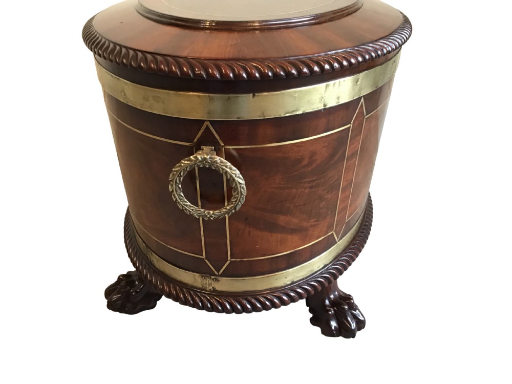 Antique mahogany cellarette  View IV