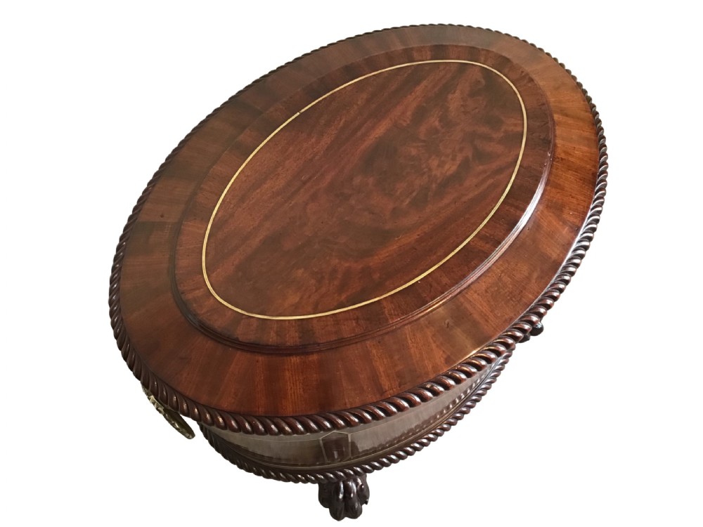 Antique mahogany cellarette  View VI