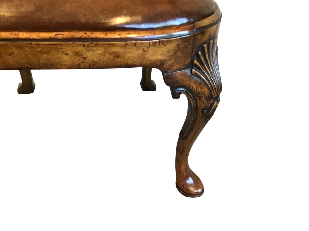 Antique walnut open armchair View V