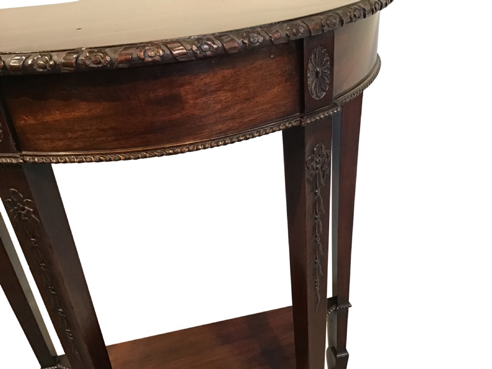 Antique mahogany sidetable  View IV