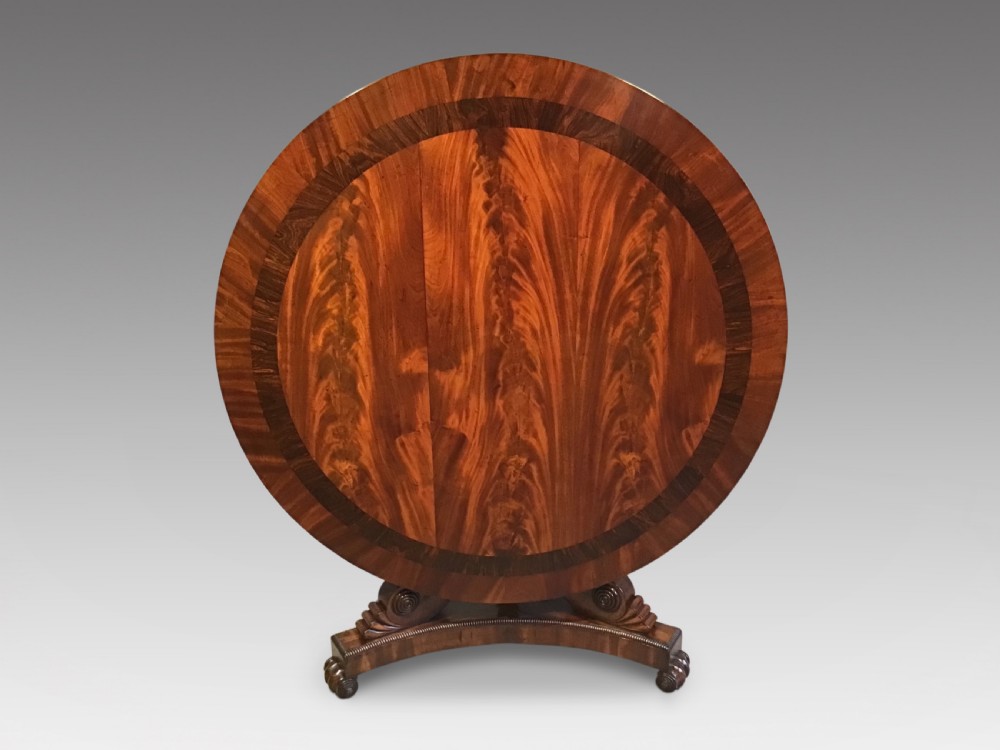 Antique mahogany centre table