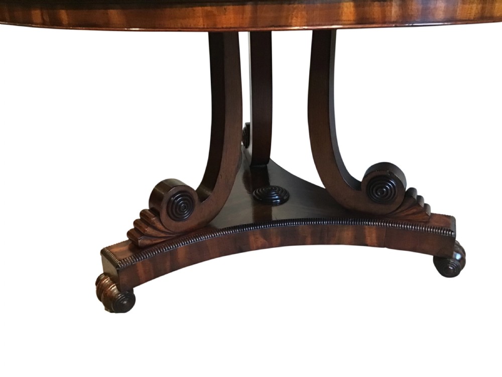 Antique mahogany centre table View II