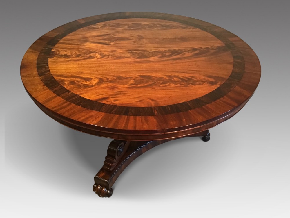 Antique mahogany centre table View III