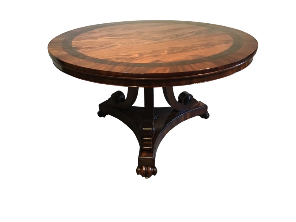 Antique mahogany centre table View IV