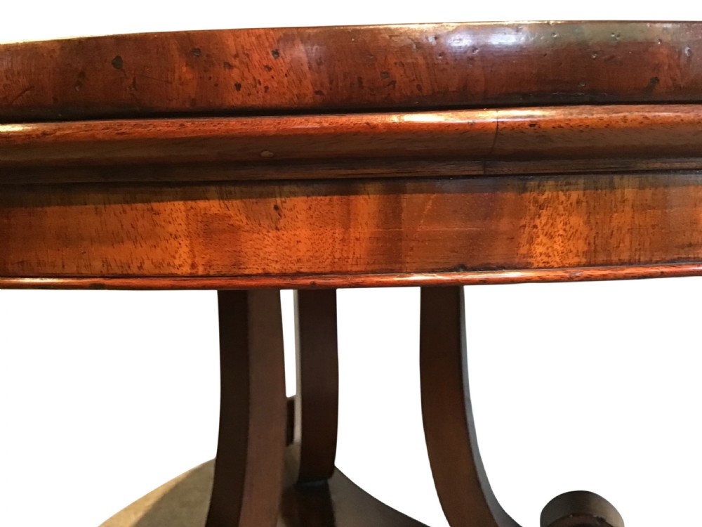 Antique mahogany centre table View V