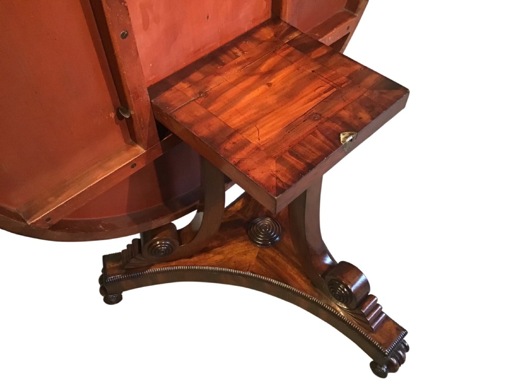 Antique mahogany centre table View VI