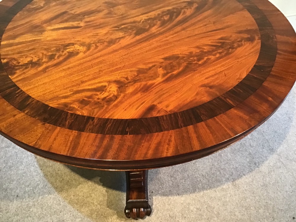 Antique mahogany centre table View VII