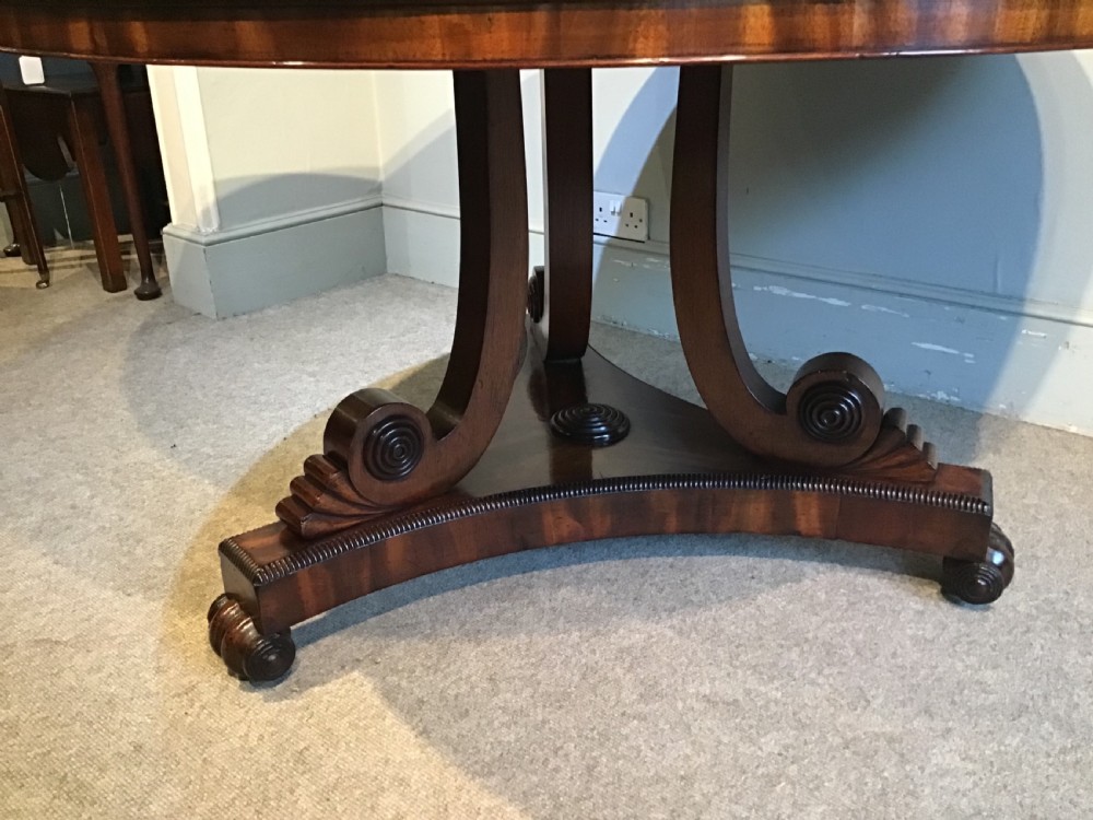 Antique mahogany centre table View XI