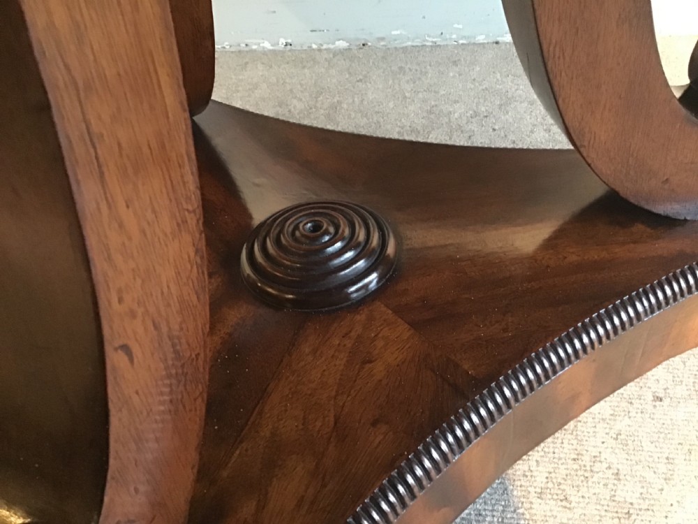 Antique mahogany centre table View XIII