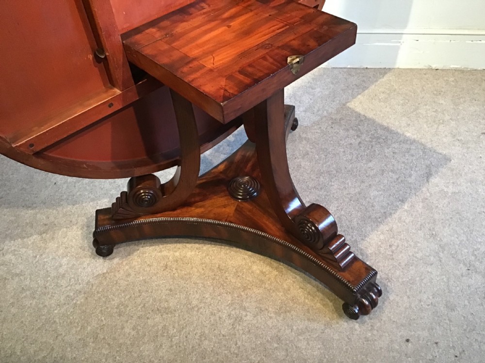 Antique mahogany centre table View XVI