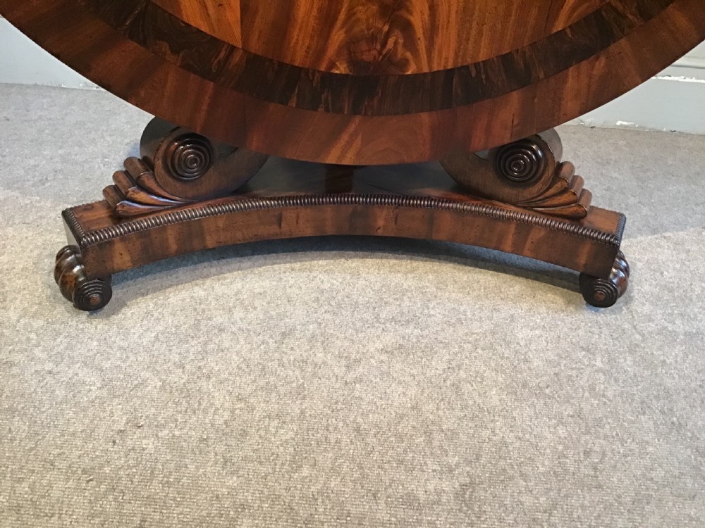 Antique mahogany centre table View XVII