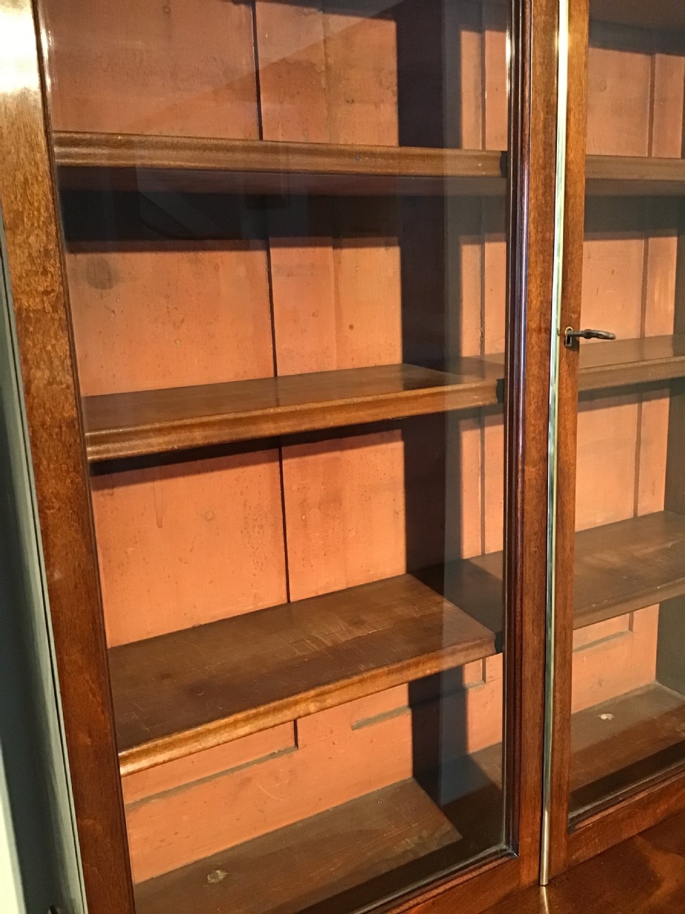 Antique mahogany bookcase  View VII