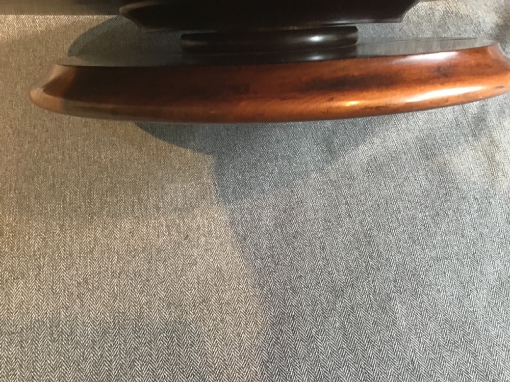Antique mahogany lazy susan View VI