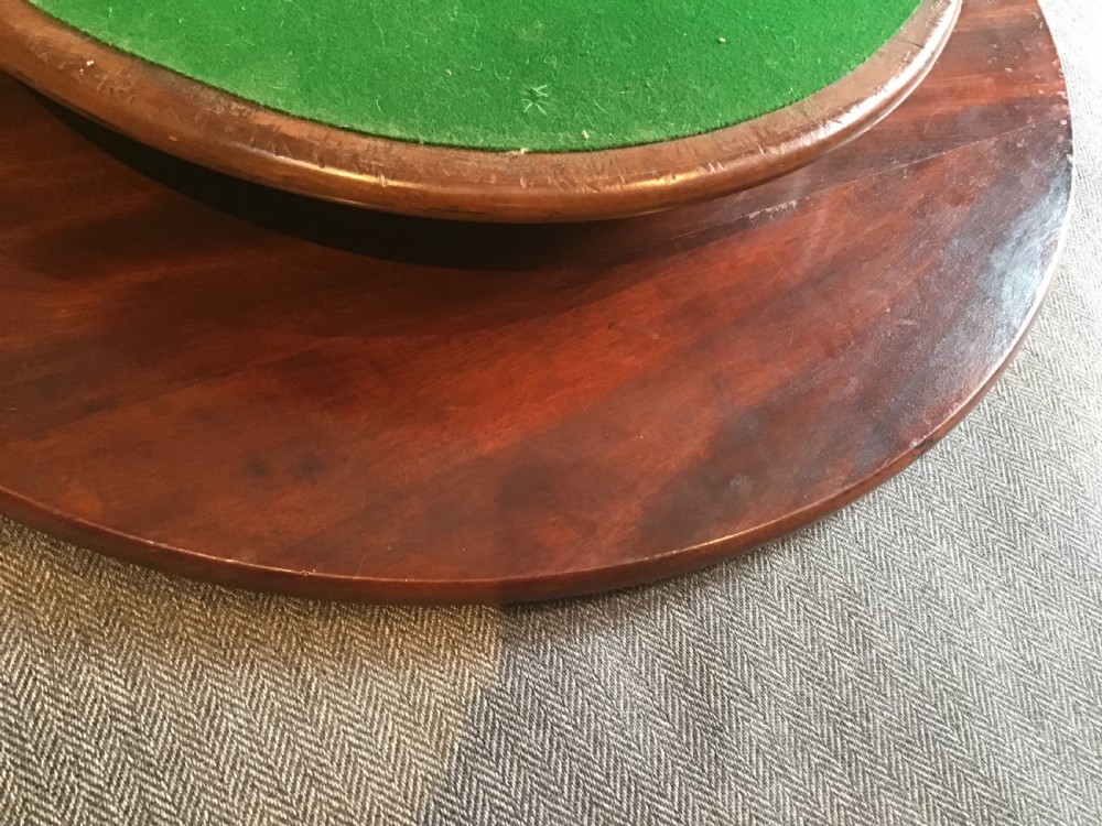 Antique mahogany lazy susan View VII