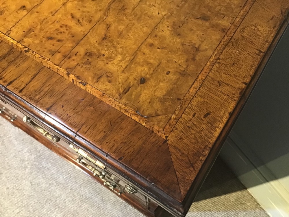 Antique walnut batchelors chest of drawers View X