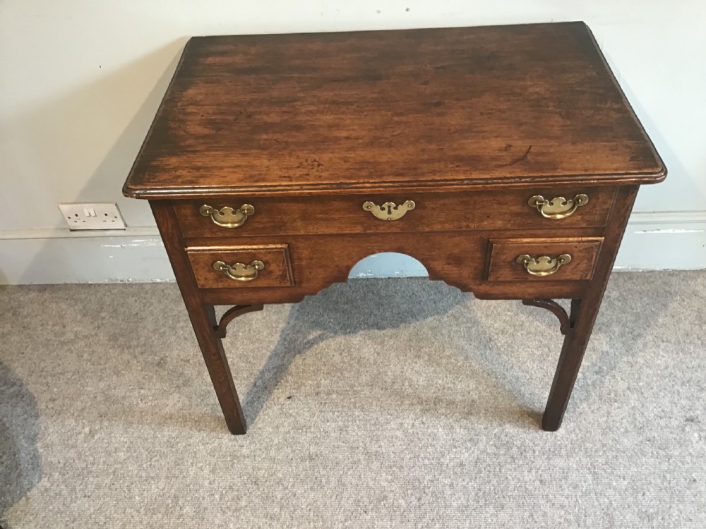 Georgian oak lowboy View II