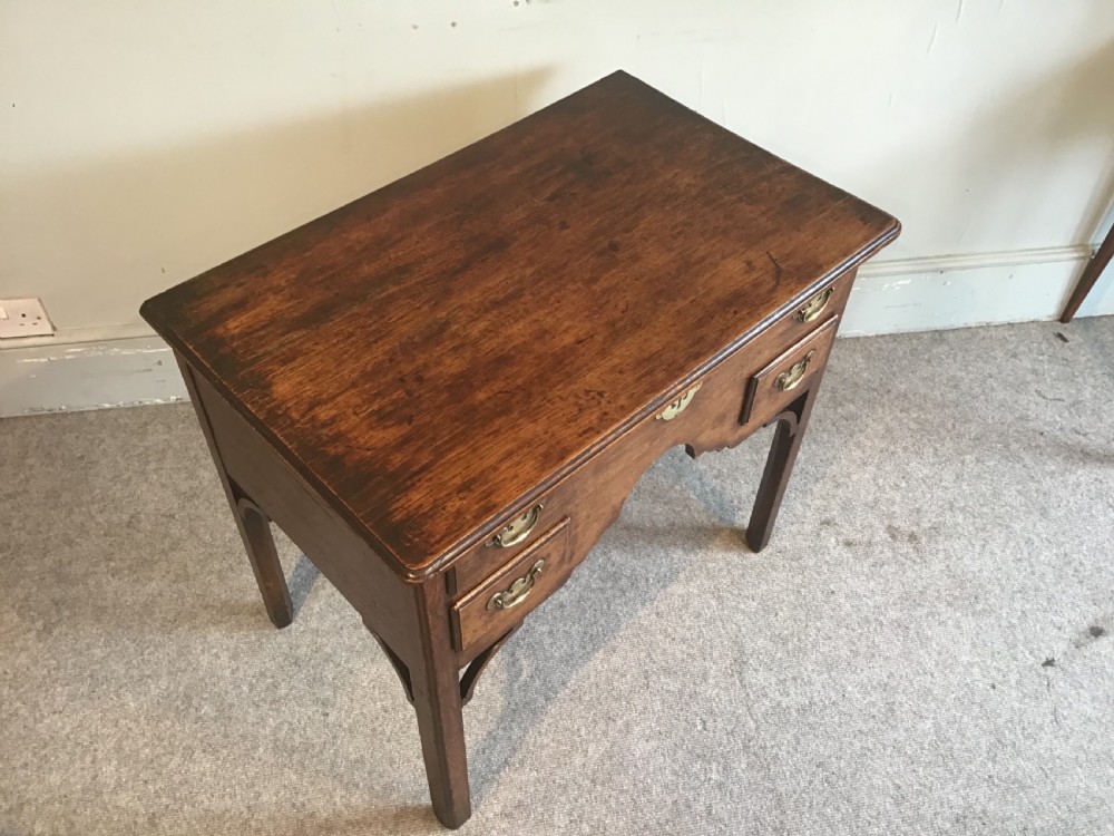 Georgian oak lowboy View III