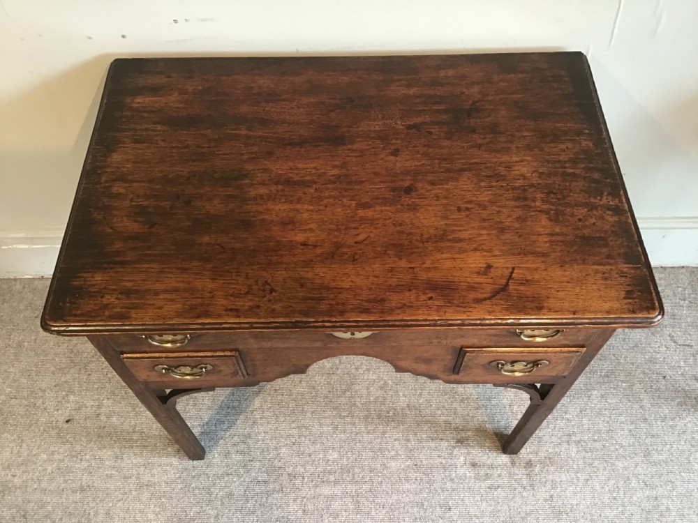 Georgian oak lowboy View IV