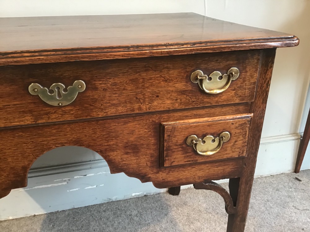 Georgian oak lowboy View VII