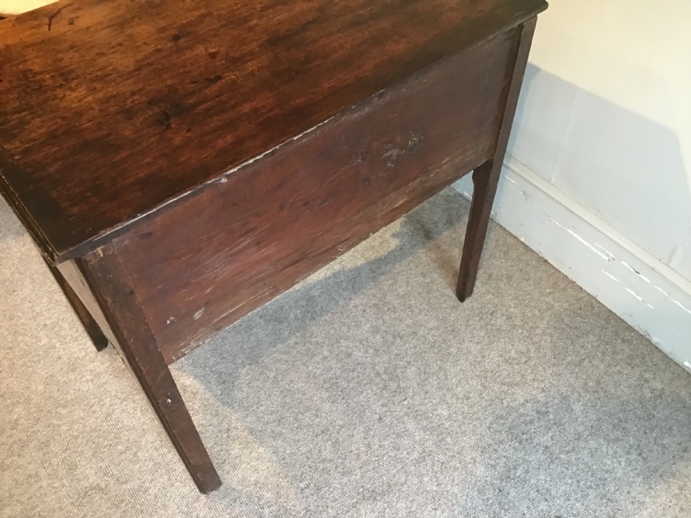 Georgian oak lowboy View X