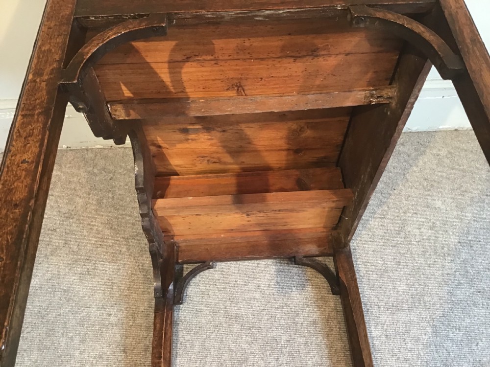 Georgian oak lowboy View XI