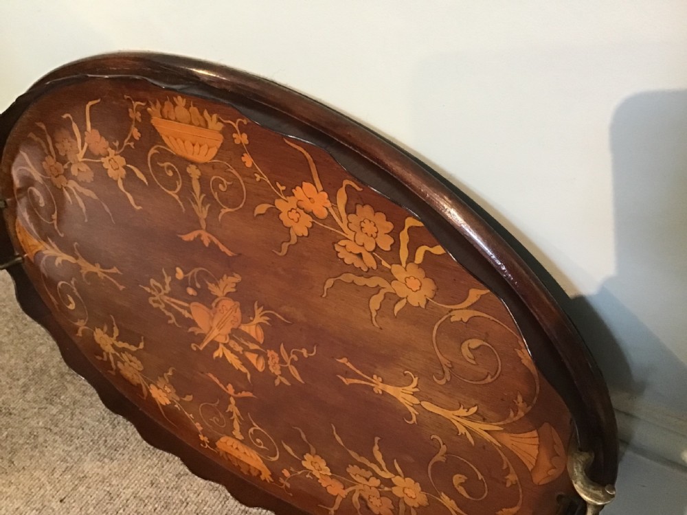 Antique mahogany tray View IV