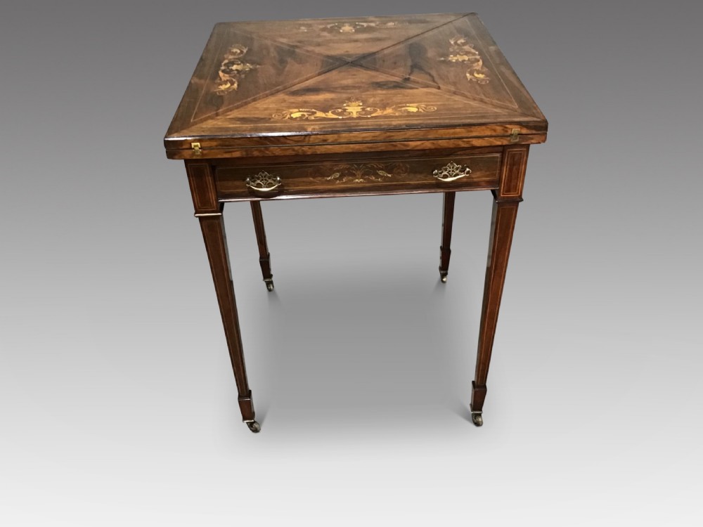 Antique card table