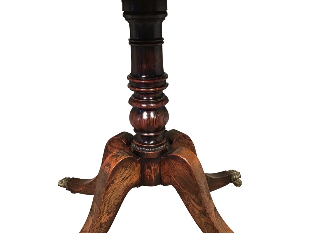 Antique rosewood card table  View III