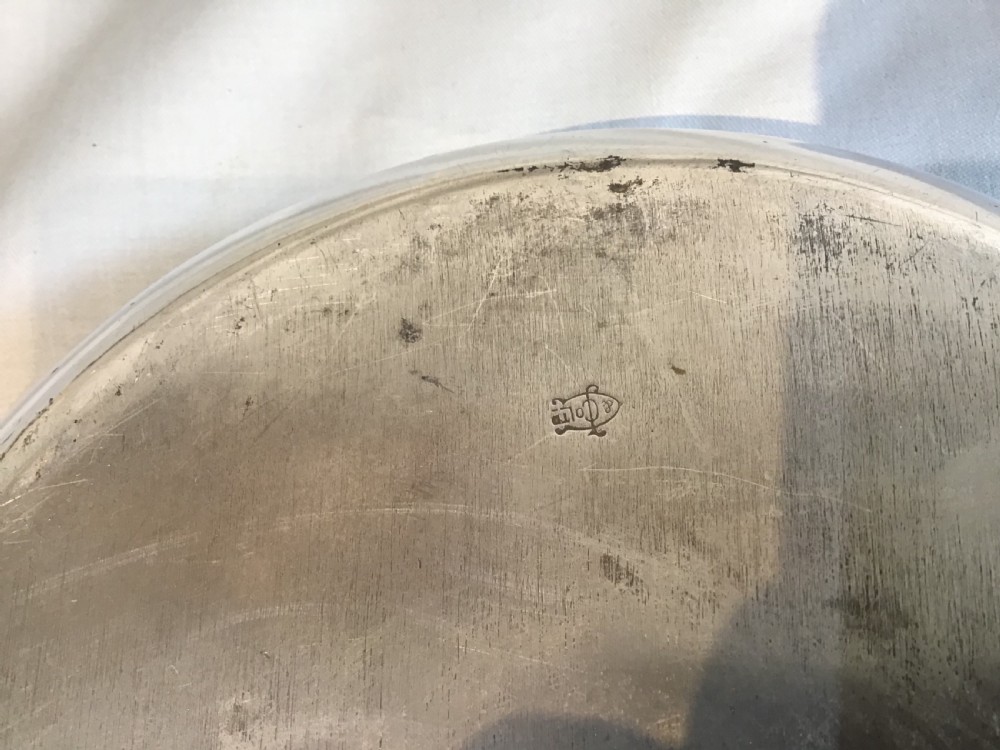 Silver plate serving dish View IV