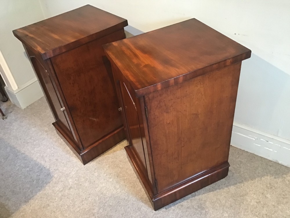 Pair of antique bedside cabinets View III