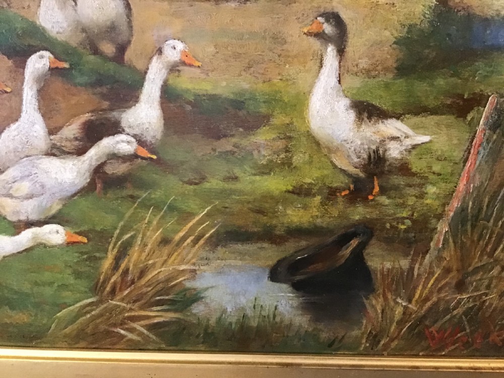 Victorian oil painting by Herbert William Weeks View IV