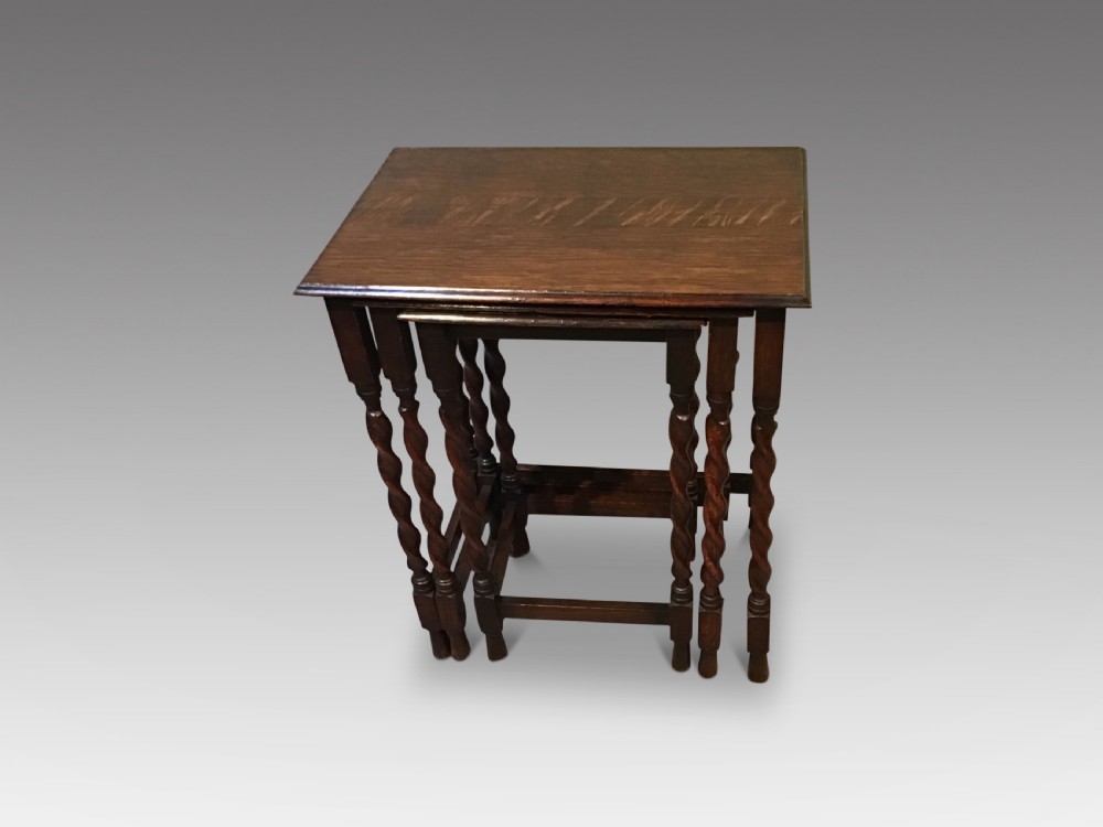 Antique nest of tables