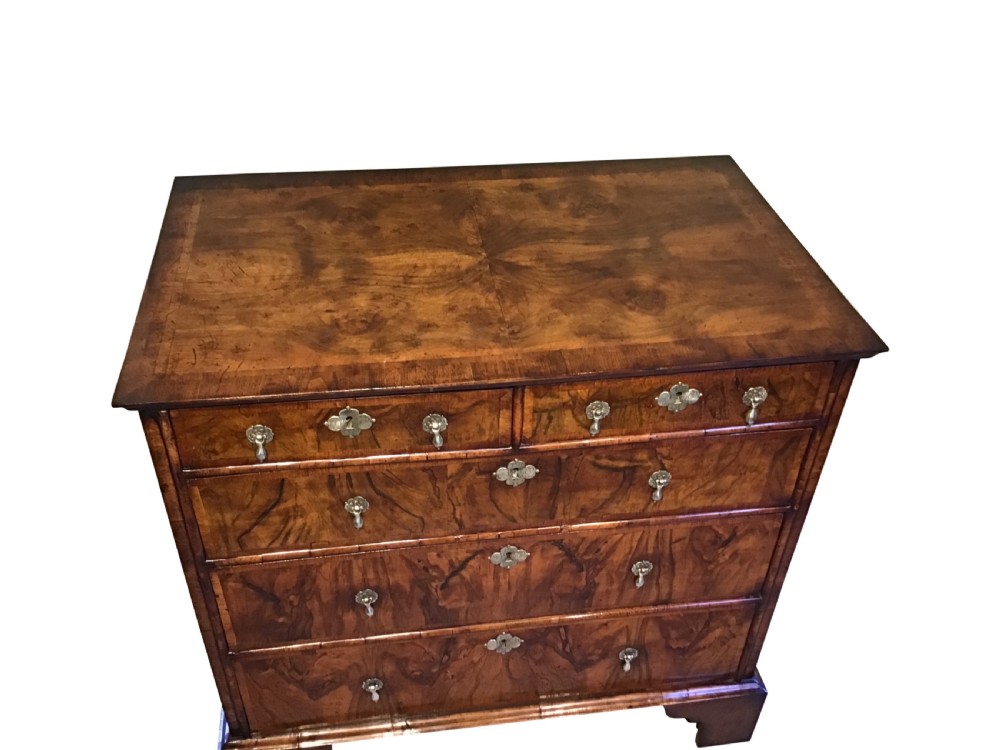 Antique walnut chest of drawers View II