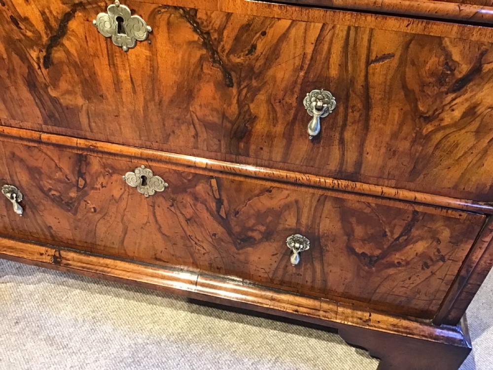 Antique walnut chest of drawers View V