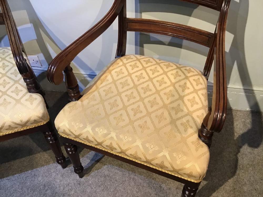 Pair of antique elbow chairs View V