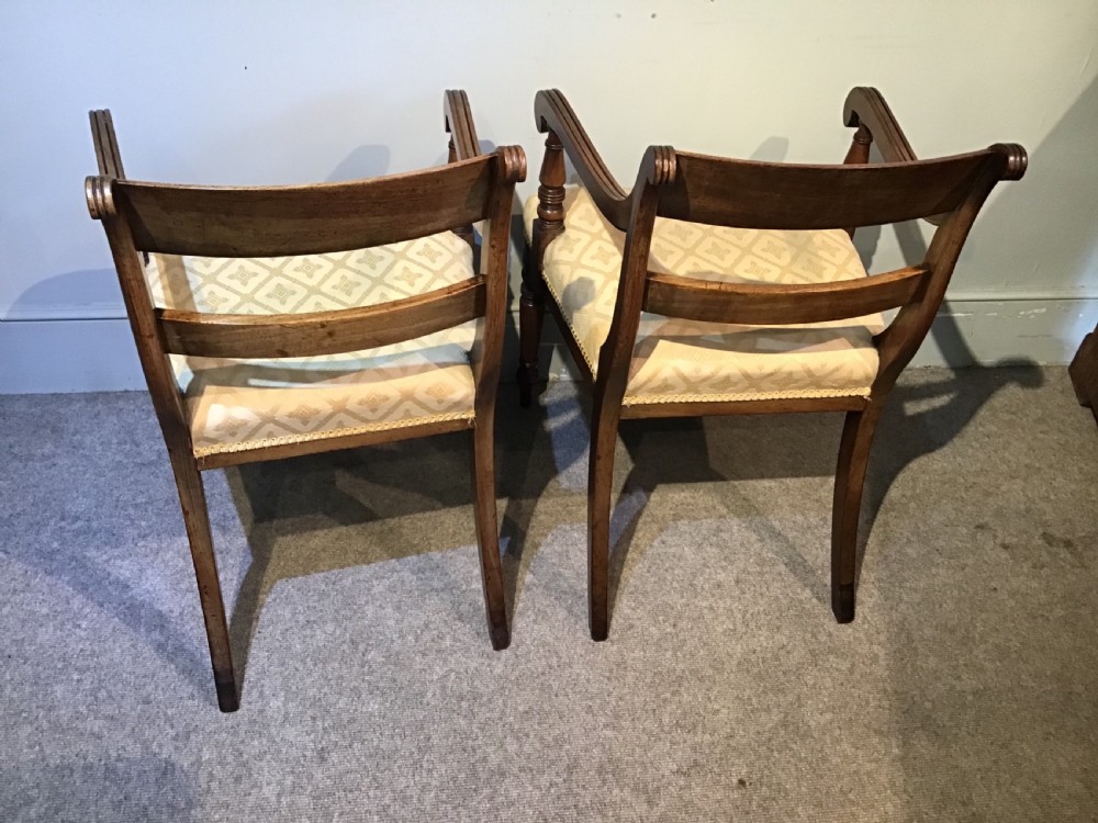 Pair of antique elbow chairs View IX