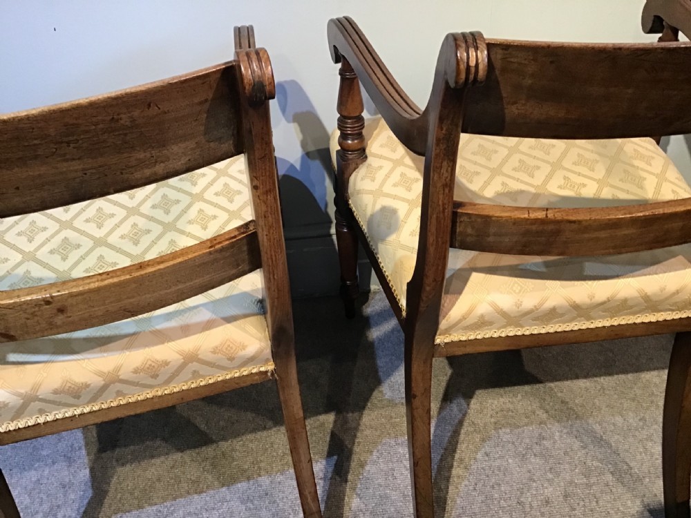 Pair of antique elbow chairs View X