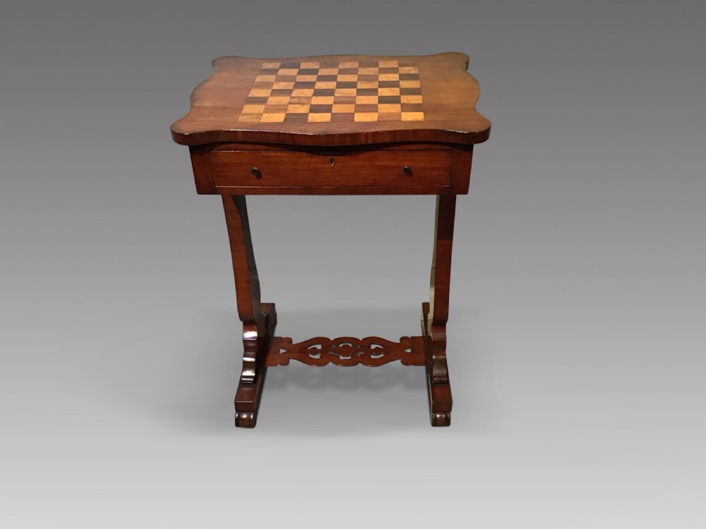 An antique chess table
