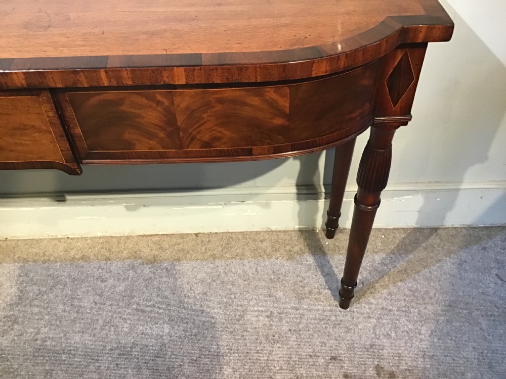 Antique serving table View IX