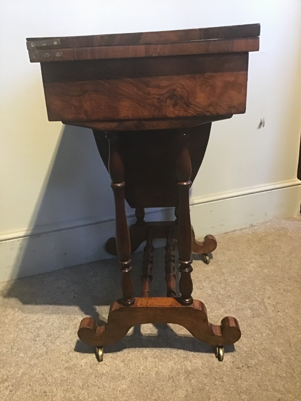 Antique work table View X