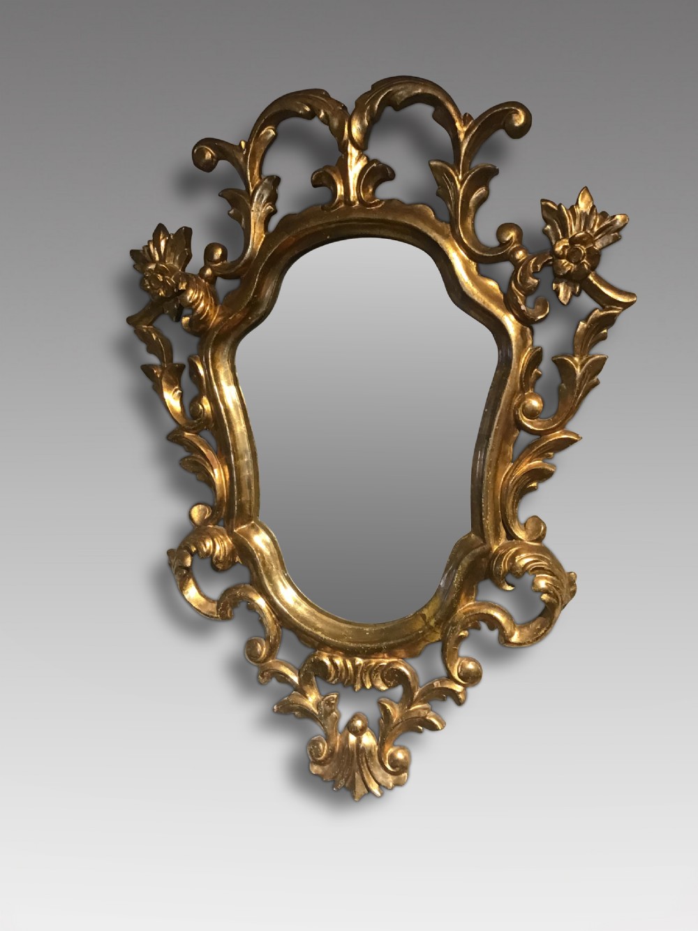 Antique gilt mirror
